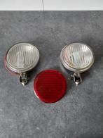 Set Mistlampen Oldtimer + extra rood glas Volvo VW Opel, Verzenden, Gebruikt, BMW