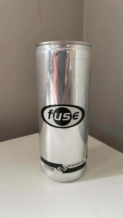 Discothèque Fuse - Fuel - Canette de boisson énergisante, Collections, Verres & Petits Verres, Utilisé, Enlèvement ou Envoi