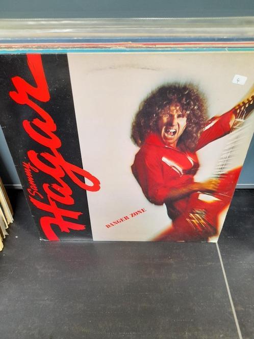 lp - sammy hagar - danger zone - poster included, Cd's en Dvd's, Vinyl | Hardrock en Metal, Gebruikt, Ophalen of Verzenden