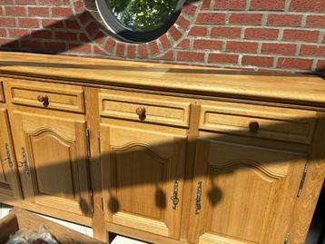 Buffet en chêne massif, 200 cm ou plus, Enlèvement, Utilisé, Chêne