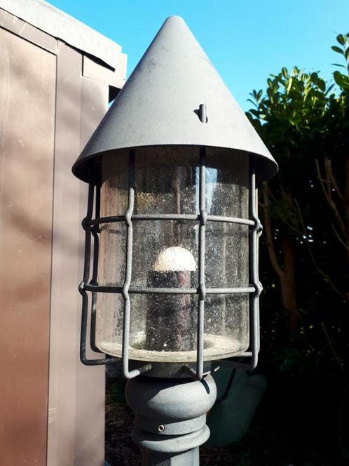 tuinlamp (hoog model), Tuin en Terras, Buitenverlichting, Gebruikt, Staande lamp, Aluminium, 50 tot 250 watt, Netvoeding, Waterbestendig