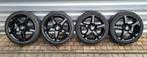 Originele Opel 17" zwarte aluminium velgen, Ophalen, Gebruikt, Banden en Velgen, 17 inch