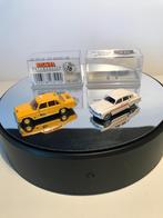 BREKINA - GELE TAXI VAN BXL + WARTBURG PRESIDENT - 1/87, Verzenden, Nieuw, Auto, Brekina