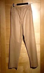 Prestige Elegance Paris broek van echt leer, Maat 38/40 (M), Prestige Elegance, Beige, Ophalen of Verzenden