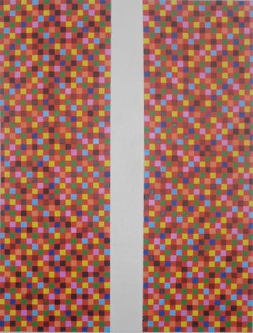 2-delig olieschilderij DUO CUBE (40x115cm 2 keer idem) beschikbaar voor biedingen