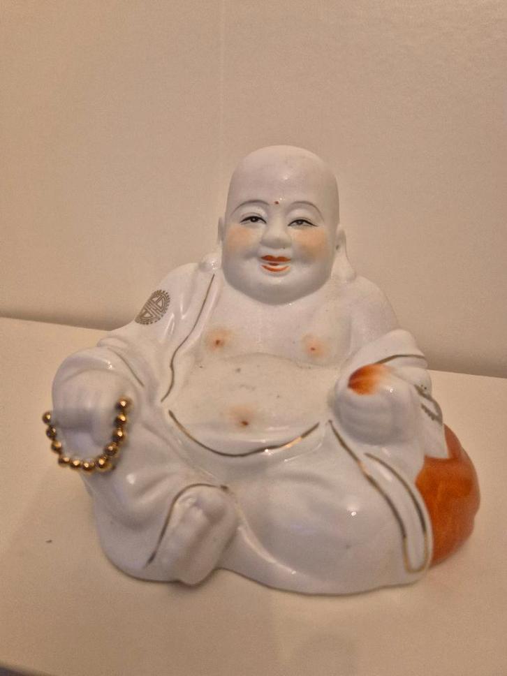 BUUDHA  beeldje  +  2 babys, Antiek en Kunst, Antiek | Porselein, Ophalen of Verzenden