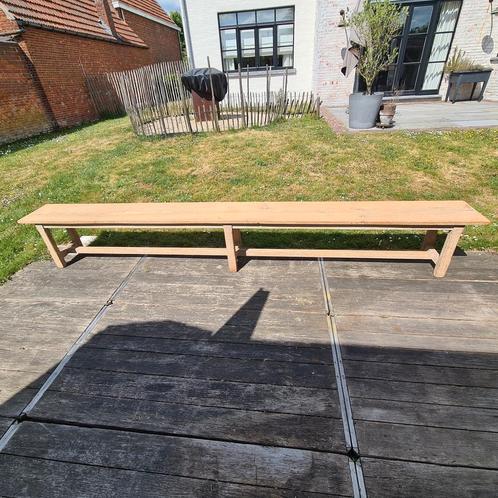 eiken zitbank .tuin,  binnen, Tuin en Terras, Tuinbanken, Gebruikt, Ophalen