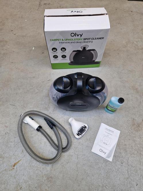 Olvy vlekkenreiniger - Stoomreiniger - Schoonmaak middel, Doe-het-zelf en Bouw, Reinigingsmachines, Zo goed als nieuw, Waterstofzuiger