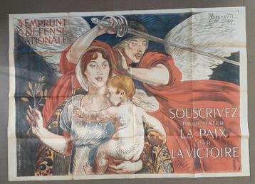 grote oude affiche oorlog Paul Albert Besnard beschikbaar voor biedingen