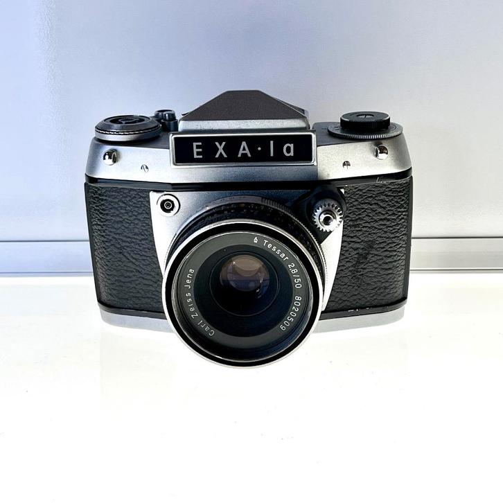 EXA 1A analoge 35mm camera + Lens, Audio, Tv en Foto, Fotocamera's Analoog, Gebruikt, Spiegelreflex, Overige Merken, Ophalen