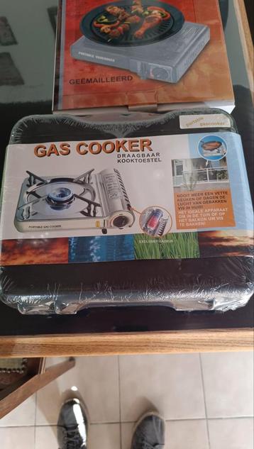 Draagbaar kooktoestel met grillplaat beschikbaar voor biedingen