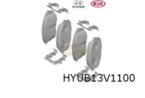 Hyundai Kona (11/17-2/21) remblokset voor (15" velgen) Origi, Auto-onderdelen, Remmen en Aandrijving, Hyundai, Nieuw, Ophalen of Verzenden