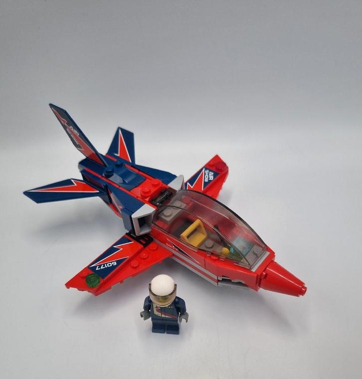 Lego City 60177 Airshow Jet, Kinderen en Baby's, Speelgoed | Duplo en Lego, Zo goed als nieuw, Lego, Complete set, Ophalen of Verzenden