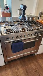 3 DELIG KEUKEN MET KOOKEILAND + BORETTI FORNUIS, Ophalen, Wit, Graniet of Steen, Dubbelwandige keuken