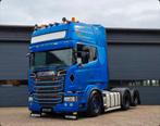 Scania R500 V8 boogie manueel, Auto's, Scania, Blauw, Particulier, Te koop