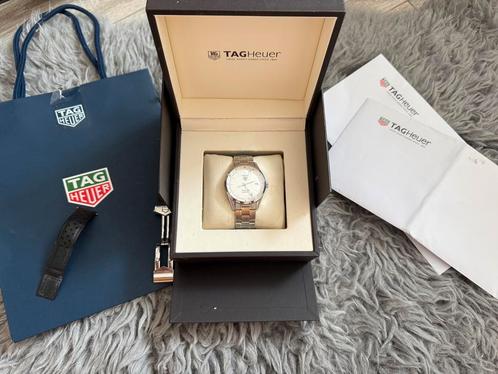 TAG Heuer Carrera Calibre 7 -  Full set - 2 bracelets, Handtassen en Accessoires, Sporthorloges, Gebruikt, Ophalen