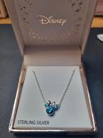 Disney collier argent pierre bleue, Ophalen of Verzenden, Nieuw, Zilver, Zilver