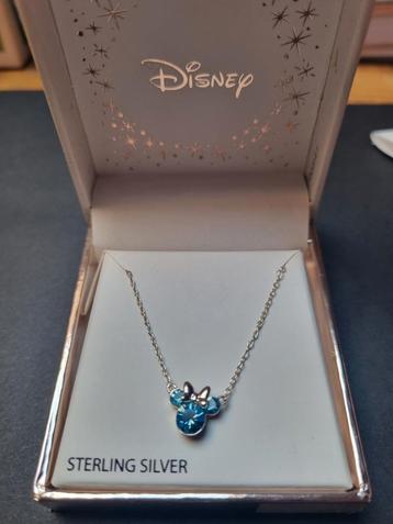 Disney collier argent pierre bleue beschikbaar voor biedingen