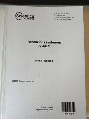 Besturingssystemen cursus - Frank Piessens beschikbaar voor biedingen