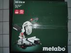 afkortzaag metabo KS 216 M. Splinternieuw, Ophalen of Verzenden, Nieuw, Afkortzaag, Metabo