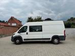 Peugeot Boxer 2017 6zit dubbel cabine  (Overname mogelijk), Wit, 120 kW, Bedrijf, 6 zetels