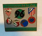 Pin Club Brugge FC Bruges Hannover 96 Atletico Madrid Copenh, Ophalen of Verzenden, Zo goed als nieuw, Sport, Speldje of Pin