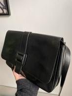 Handtas delvaux zwart leder, Ophalen of Verzenden, Gebruikt, Zwart, Schoudertasje