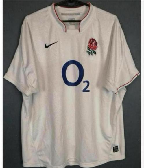 NIKE RUGBY UNION ENGLAND 2009/2010 Rugby thuis shirt Jersey, Sport en Fitness, Rugby, Kleding, Ophalen of Verzenden
