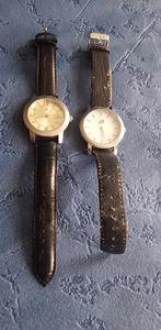 Lot 2 montres Auriol, Montre-bracelet, Autres marques, Enlèvement ou Envoi, Cuir