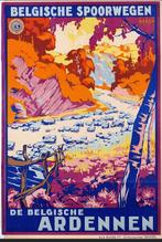 1927 - van den Bergh - Originele poster Belgische Spoorwegen, Verzamelen, Ophalen of Verzenden, Gebruikt