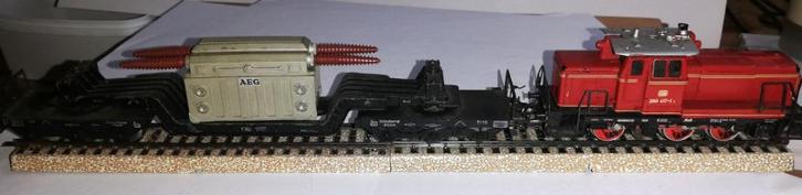 Petit convoi industriel Märklin, Hobby en Vrije tijd, Modeltreinen | H0, Gebruikt, Locomotief, Wisselstroom, Märklin, Analoog