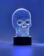 Lampe LED 3D illusion crâne - Nouveau - livraison gratuite, Enlèvement ou Envoi, Neuf