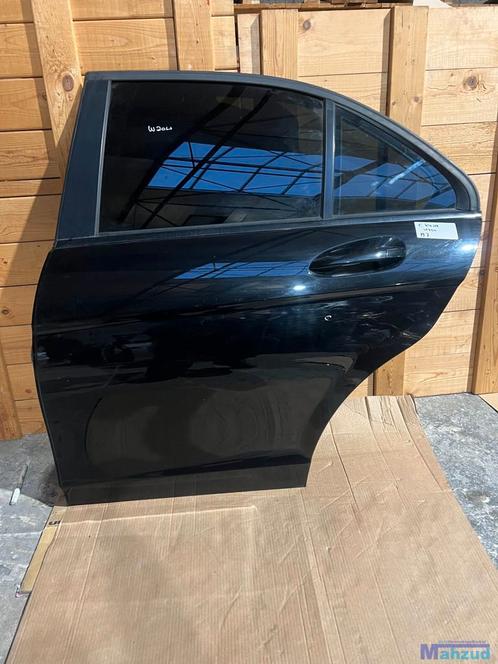 MERCEDES C KLASSE W204 ZWART 197 Links achter deur 2008-2013, Auto-onderdelen, Carrosserie, Deur, Mercedes-Benz, Gebruikt