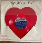 POPS, WE LOVE YOU - 7" HEART SHAPED PIC DISC, Overige formaten, Ophalen of Verzenden, Zo goed als nieuw, 1980 tot 2000