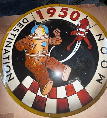 Kuifje geëmailleerd Vintage  beschikbaar voor biedingen