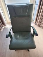 Relaxzetel leder (manueel), Ophalen, Zo goed als nieuw, Eenpersoons, Leer