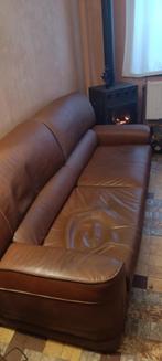 Salon cuir 3+1, Huis en Inrichting, Zetels | Zetels, Gebruikt, 150 tot 200 cm, Ophalen of Verzenden, Vierpersoons of meer