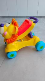 Loopwagentje leeuw, Kinderen en Baby's, Ophalen, Zo goed als nieuw, Duw- of Trekspeelgoed, Met geluid