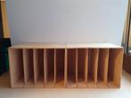 2 mooie opbergboxen in hout voor vinylplaten LP's, Ophalen