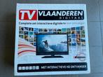 Complete set schotelantenne digitale tv met HD ontvanger, Enlèvement ou Envoi, Comme neuf, Antenne (parabolique)