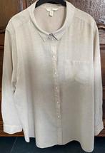 Zomerhemd XXL, Overhemd, Beige, Linen blend H&M, Ophalen of Verzenden