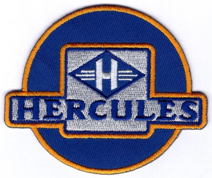 Hercules stoffen opstrijk patch embleem, Motoren, Accessoires | Overige, Nieuw, Verzenden