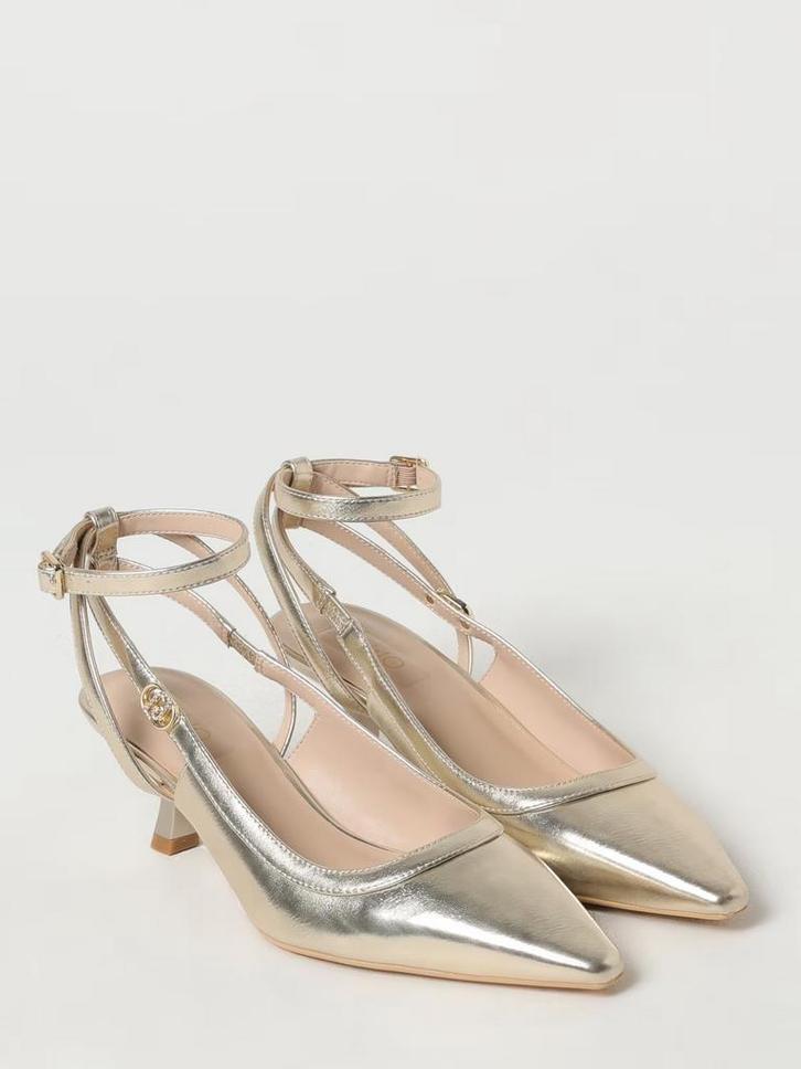 40 Slingback Liu Jo hakjes echte goudkleurige leder sandalen, Kleding | Dames, Schoenen, Nieuw, Sandalen of Muiltjes, Overige kleuren