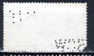 GREAT-BRITAIN : 1963 : Perfin &@ >Scan< @& on Y.372. beschikbaar voor biedingen