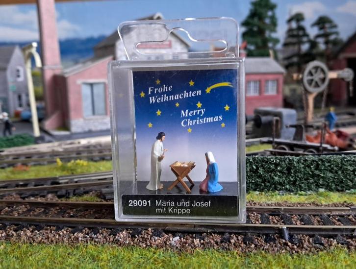 Berceau pour bébé Preiser H0 Christmas New Mary Joseph, Hobby & Loisirs créatifs, Trains miniatures | HO, Neuf, Autres types, Autres marques