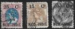 3 Postzegels 1900 Koningin Wilhelmina opdruk NederlandsIndië, Postzegels en Munten, Postzegels | Nederlands-Indië en Nieuw-Guinea