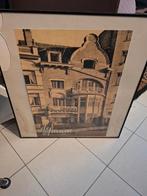 Vintage poster depanne, Ophalen of Verzenden, Zo goed als nieuw, Deurposter of groter, Rechthoekig Staand