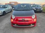 FIAT 500 ABARTH CABRIOLET, Auto's, Fiat, Zwart, 4 cilinders, Cabriolet, Lederen bekleding
