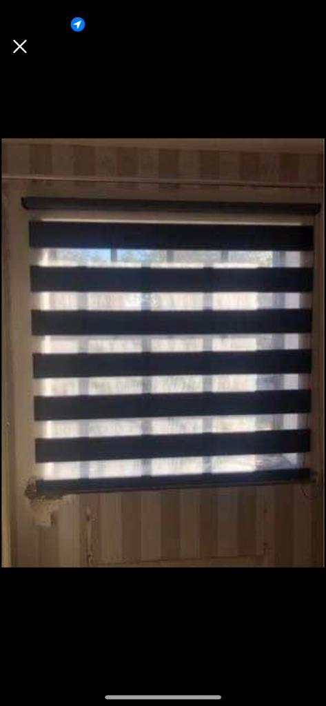 Rolgordijn Luxaflex als nieuw, Huis en Inrichting, Stoffering | Gordijnen en Lamellen, Zo goed als nieuw, Grijs, Ophalen