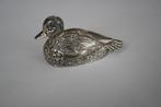 canard ancien en métal argenté salière, Antiquités & Art, Enlèvement ou Envoi